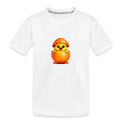 Easter Chick Orange - Toddler Premium Organic T-Shirt