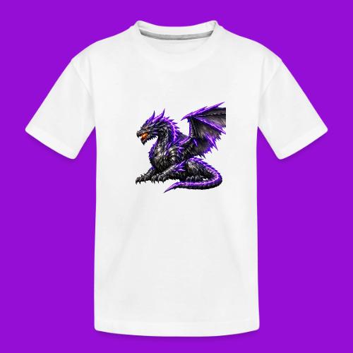 Neon Dragon at Rest - Toddler Premium Organic T-Shirt