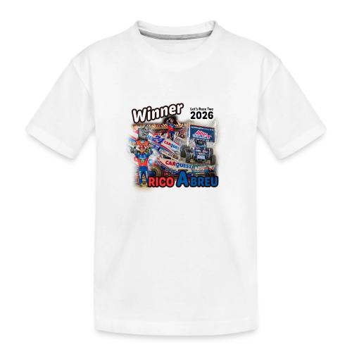 Rico Abreu #LetsRaceTwo Winner - Toddler Premium Organic T-Shirt