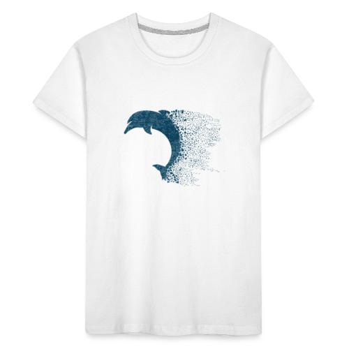 South Carolina Dolphin in Blue - Toddler Premium Organic T-Shirt