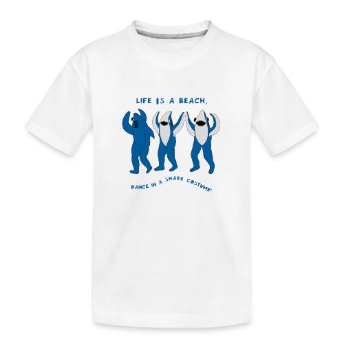 Dancing Sharks, Life Is a Beach - Toddler Premium Organic T-Shirt