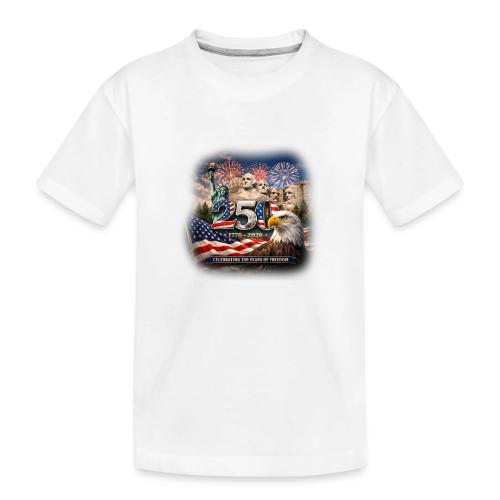 1776-2026 | Celebrating 250 Years of Freedom - Toddler Premium Organic T-Shirt