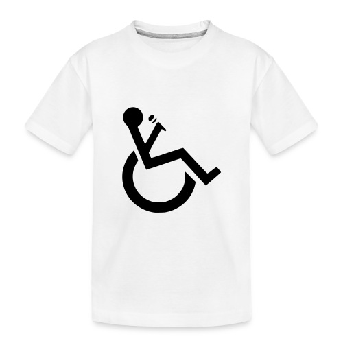 A wheelchair singer. Music lover - Toddler Premium Organic T-Shirt