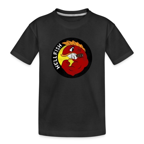 Flying Hellfish - Distressed Washed Worn - Toddler Premium Organic T-Shirt