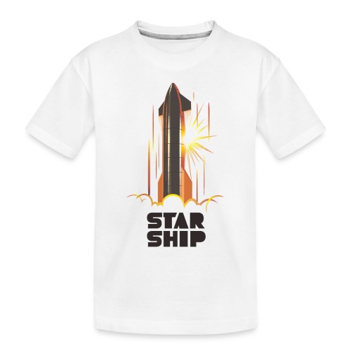 Star Ship Mars - Light - Toddler Premium Organic T-Shirt