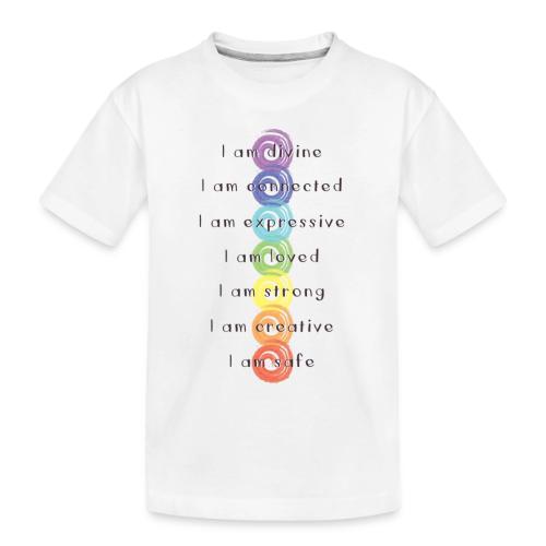 Just For Today Chakras - Toddler Premium Organic T-Shirt