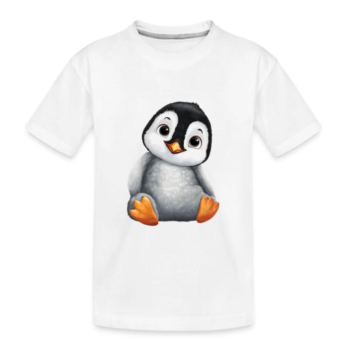 Innocent Penguin Sitting - Toddler Premium Organic T-Shirt