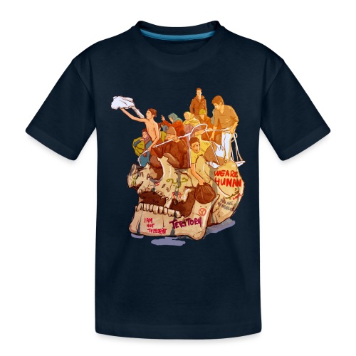 Skull & Refugees - Toddler Premium Organic T-Shirt