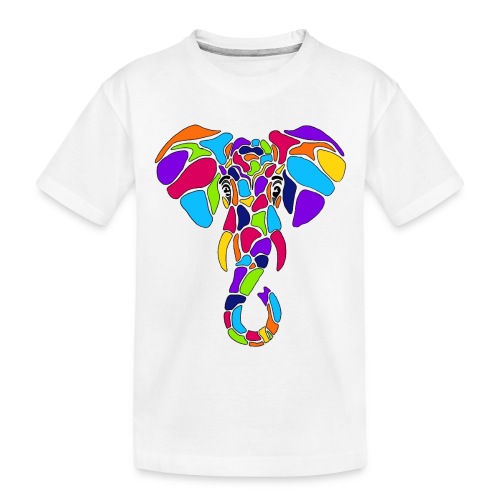 Art Deco elephant - Toddler Premium Organic T-Shirt
