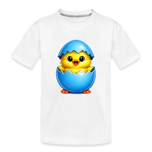 Easter Chick Blue - Toddler Premium Organic T-Shirt