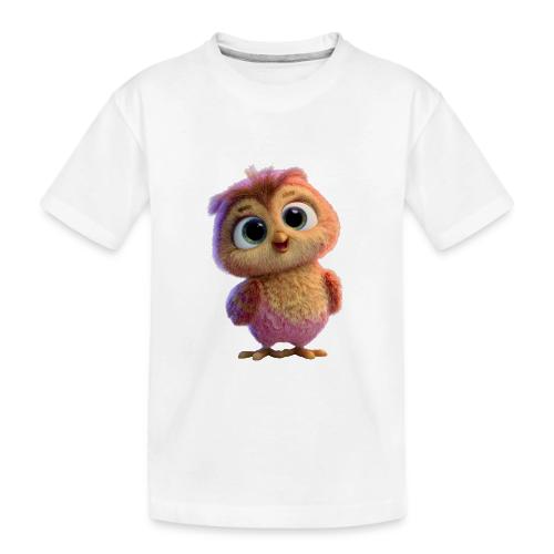 Adorable Baby Owl with Big Eyes - Toddler Premium Organic T-Shirt