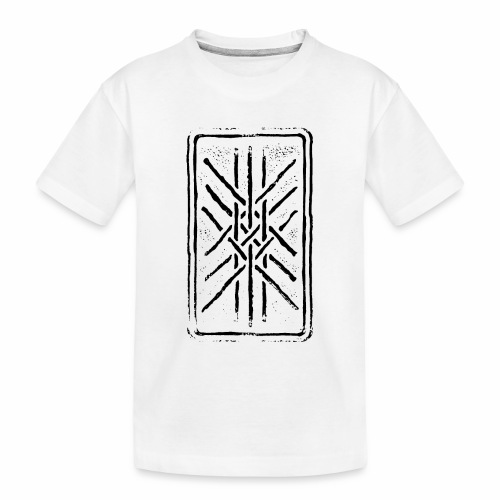 Web of Wyrd grid Skulds Web Net Bindrune symbol - Toddler Premium Organic T-Shirt