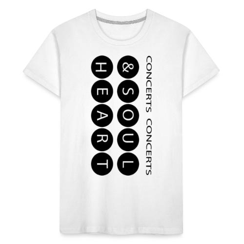 Heart & Soul concerts text design 2021 flip - Toddler Premium Organic T-Shirt
