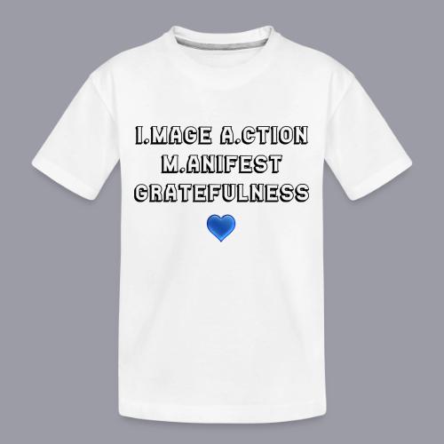 I.mage A.ction M.anifest - Black #2 - Toddler Premium Organic T-Shirt