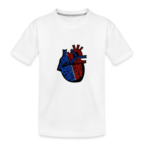 Skeleton Heart - Toddler Premium Organic T-Shirt