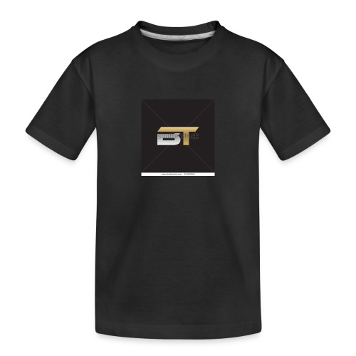 BT logo golden - Toddler Premium Organic T-Shirt