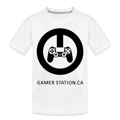 GamerStation.ca logo - Toddler Premium Organic T-Shirt