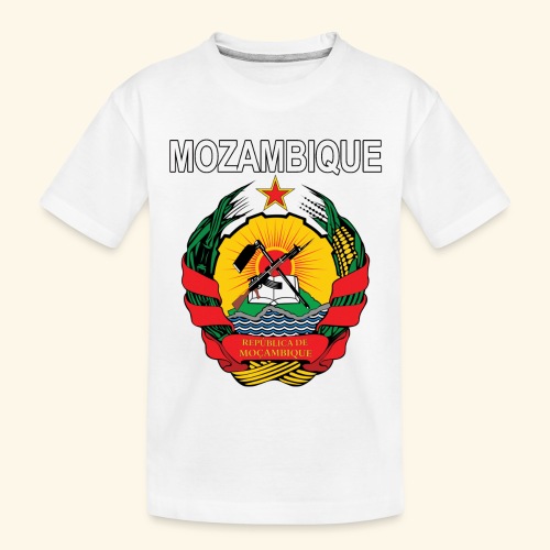 Mozambique coat of arms national design - Toddler Premium Organic T-Shirt