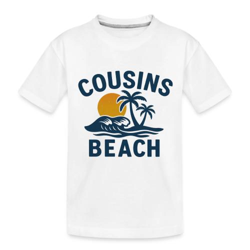 cousins beach t shirt - Toddler Premium Organic T-Shirt