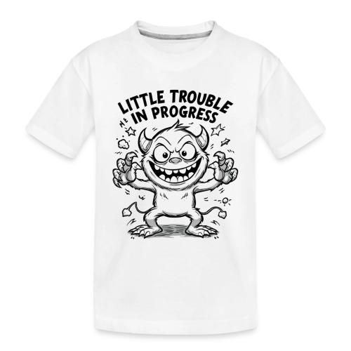 Playful Mischief Demon Illustration - Toddler Premium Organic T-Shirt