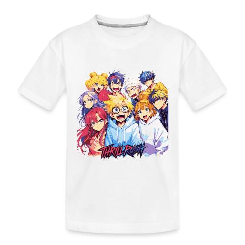 Thrill Rush Anime Squad Streetwear - Toddler Premium Organic T-Shirt