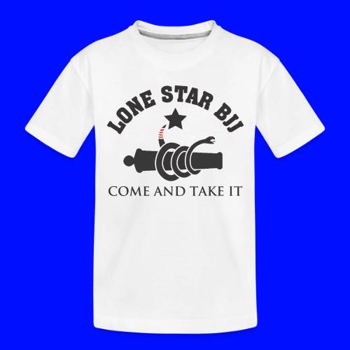 Lone Star BJJ - Come and Take It - Black and Red - Toddler Premium Organic T-Shirt