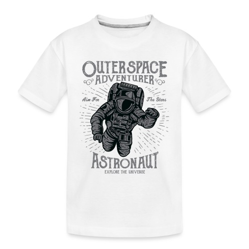 Astronaut Outer Space - Toddler Premium Organic T-Shirt