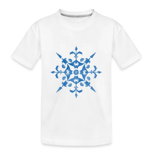 Coastal Christmas Snowflake - Toddler Premium Organic T-Shirt