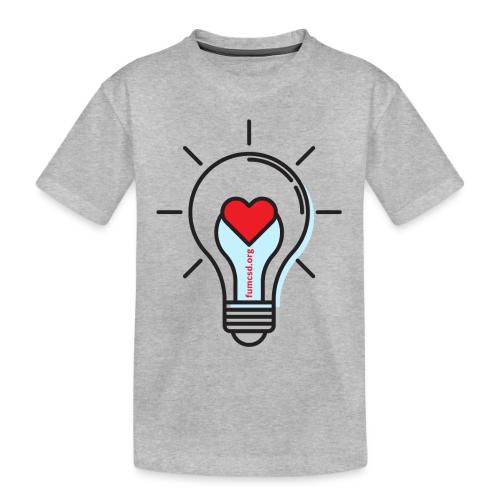 FUMCSD Heart Light Bulb - Toddler Premium Organic T-Shirt