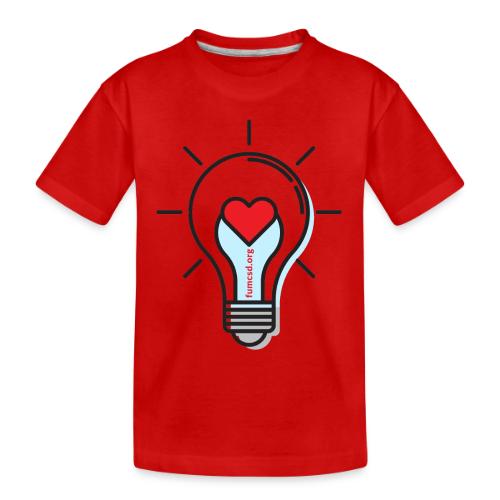 FUMCSD Heart Light Bulb - Toddler Premium Organic T-Shirt