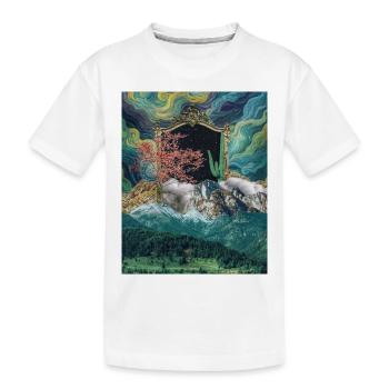 Gate Space - Toddler Premium Organic T-Shirt - white - Front