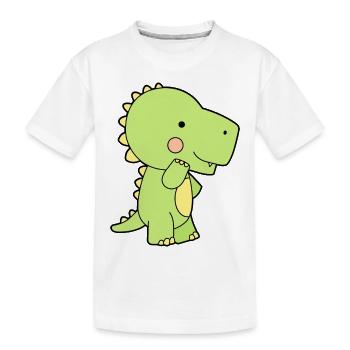 AdoraSaurus - Toddler Premium Organic T-Shirt - white - Front