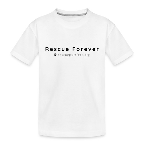 Rescue Purrfect Basic Logo - Toddler Premium Organic T-Shirt