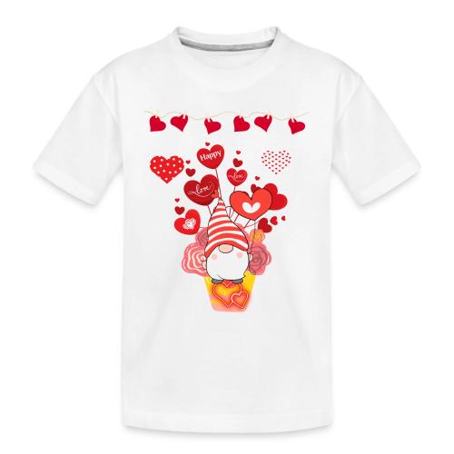 Design wrapped in love hearts, vibrating in love. - Toddler Premium Organic T-Shirt