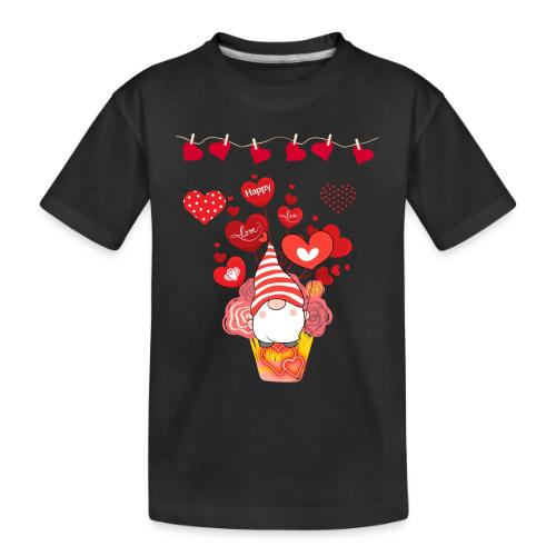 Design wrapped in love hearts, vibrating in love. - Toddler Premium Organic T-Shirt
