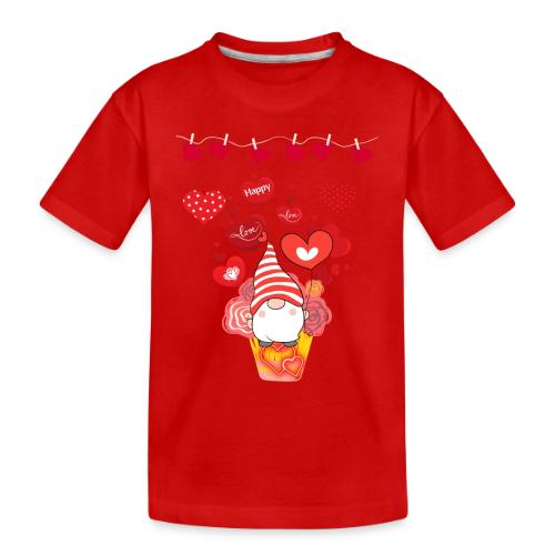 Design wrapped in love hearts, vibrating in love. - Toddler Premium Organic T-Shirt