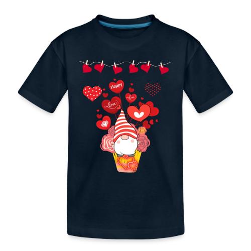 Design wrapped in love hearts, vibrating in love. - Toddler Premium Organic T-Shirt