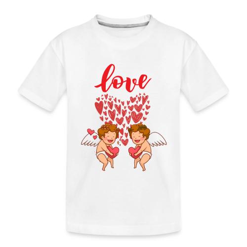 Cupid Love Designs, cupid love angel vibration. - Toddler Premium Organic T-Shirt