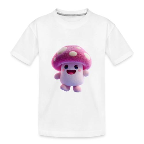 Mushroom: Purple Forest Friend - Toddler Premium Organic T-Shirt