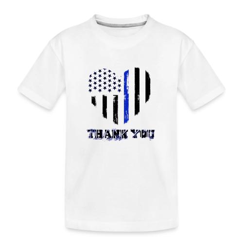 Police Thank You - Toddler Premium Organic T-Shirt