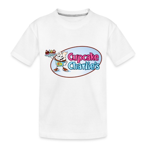 Cupcake Charlie's Logo - Toddler Premium Organic T-Shirt