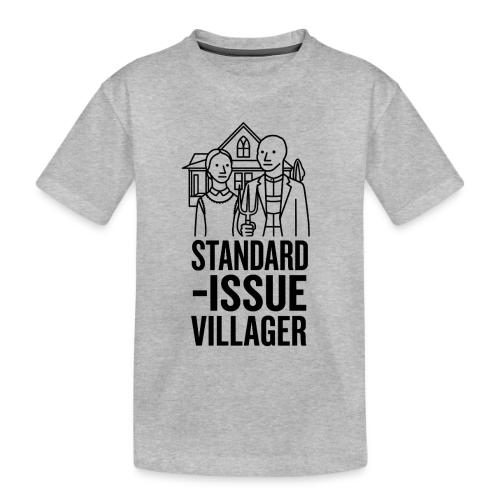 Standard-Issue Villagers (Black on Light) - Toddler Premium Organic T-Shirt