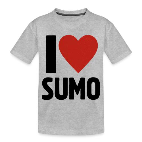 I Love Sumo – Bold Minimalist Sumo Wrestling Fan - Toddler Premium Organic T-Shirt