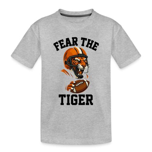 Fear The Tiger Football Helmet T-Shirt - Toddler Premium Organic T-Shirt