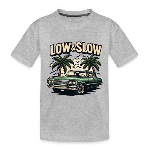 Classic Lowrider Car | Low & Slow Retro T-Shirt - Toddler Premium Organic T-Shirt