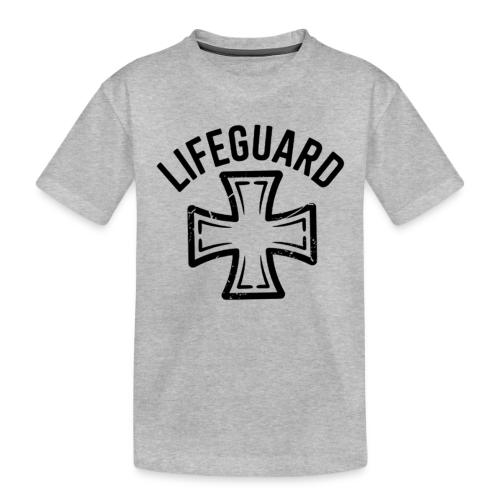 Lifeguard Cross Emblem - Toddler Premium Organic T-Shirt
