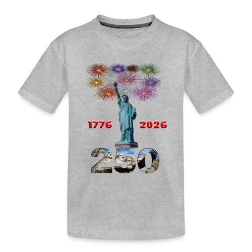 1776 - 2026 | 250 Years USA | Fireworks - Toddler Premium Organic T-Shirt