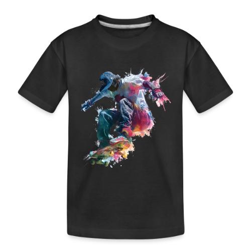 Skateboarding: Ride the Colors - Toddler Premium Organic T-Shirt