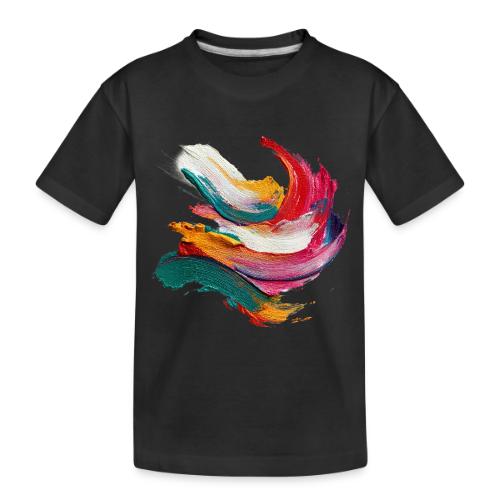 Colorful brushstrokes - Toddler Premium Organic T-Shirt