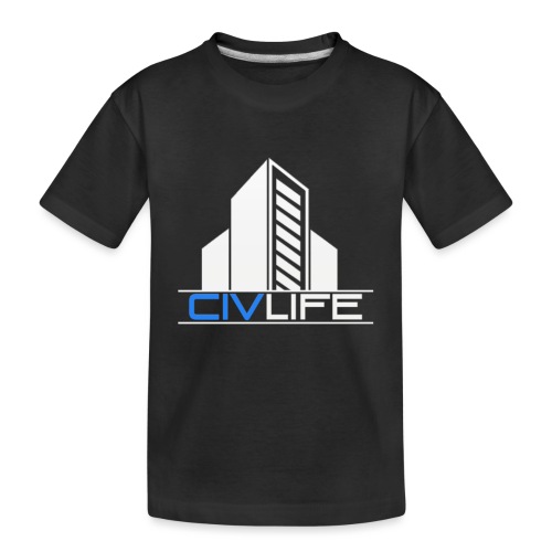 CIvlIfe Logo Bold - Toddler Premium Organic T-Shirt